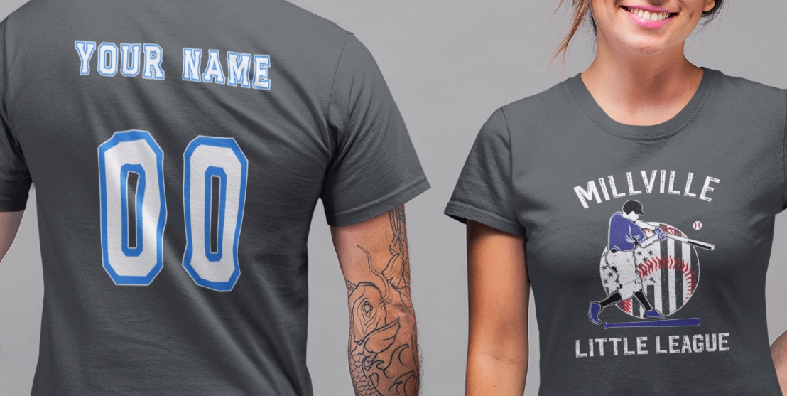 Millville Little League T-shirt Design 2