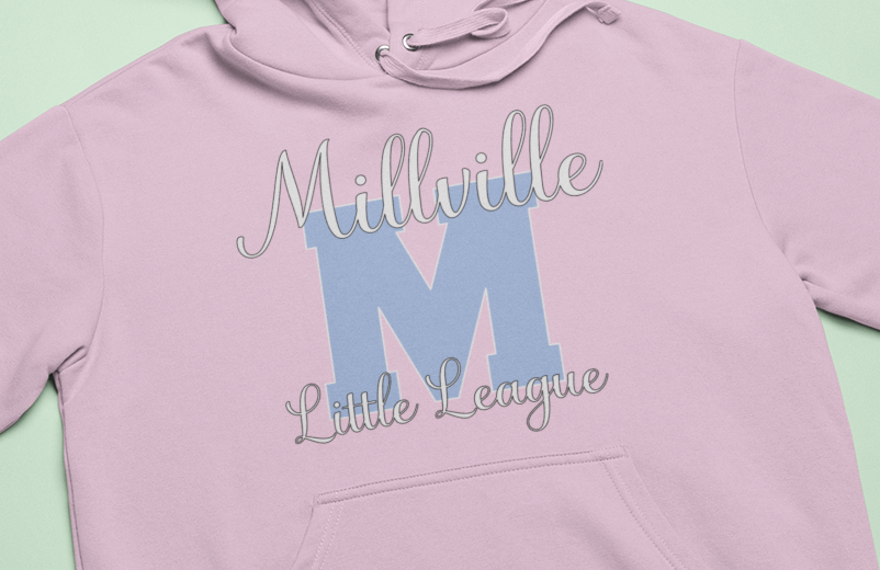 Millville Little League Hoodies Design 6
