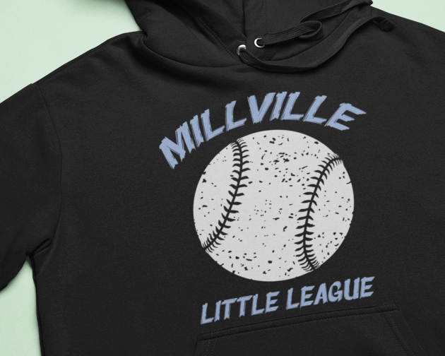 Millville Little League Hoodies Design 12