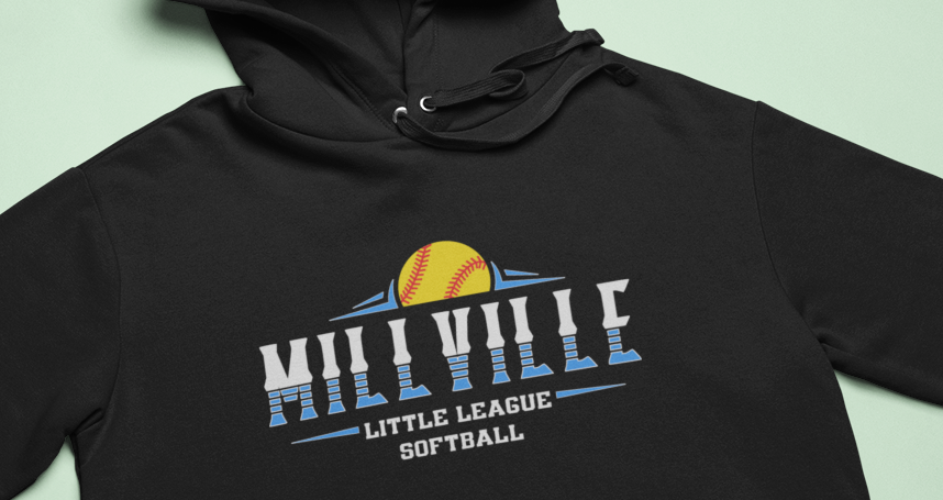 Millville Little League Hoodies Design 8