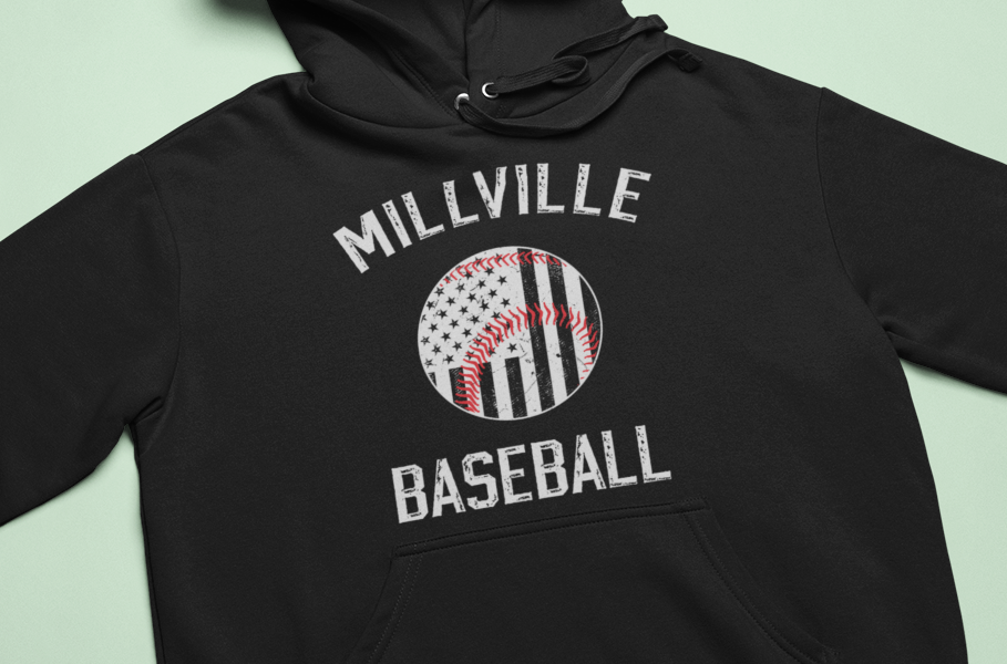 Millville Little League Hoodies Design 4