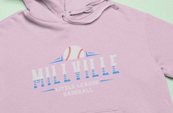 Millville Little League Hoodies Design 7