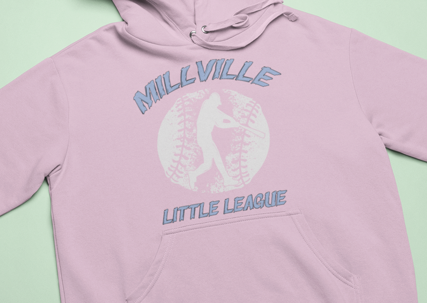 Millville Little League Hoodies Design 3