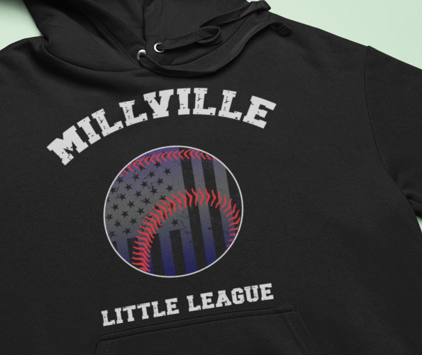 Millville Little League Hoodies Design 5