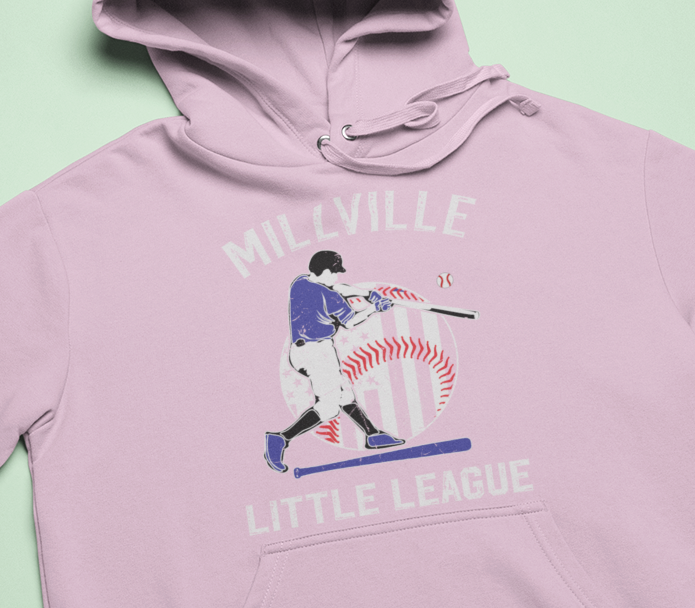 Millville Little League Hoodies Design 2