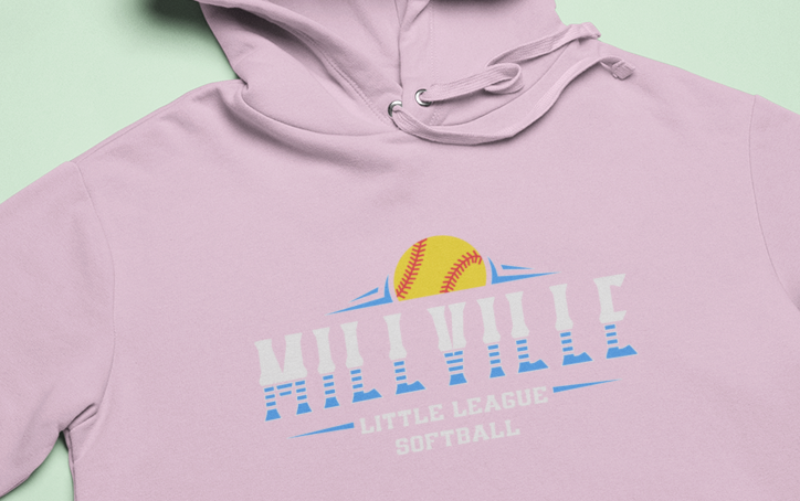 Millville Little League Hoodies Design 8