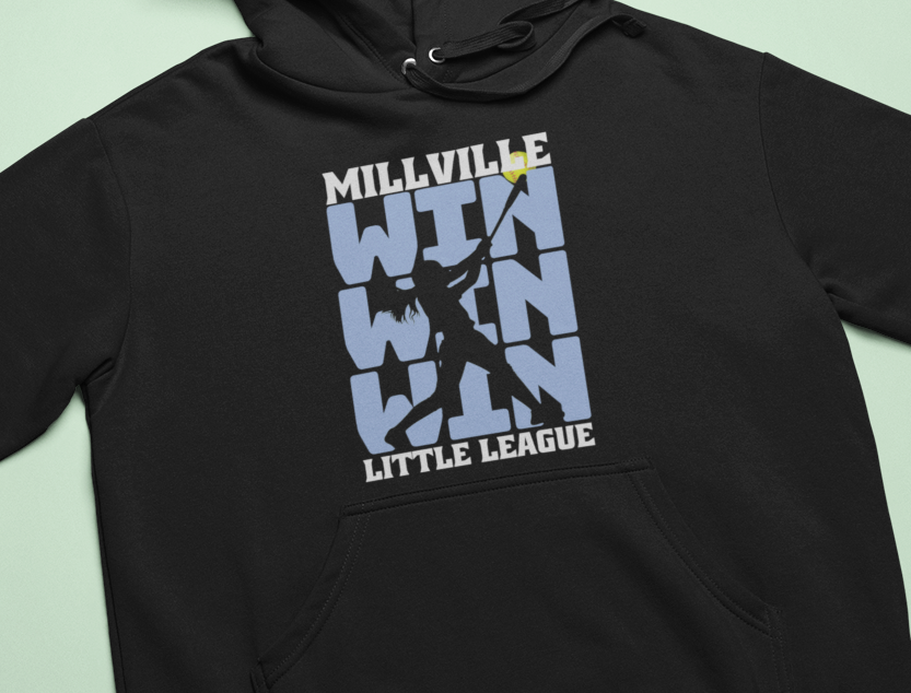 Millville Little League Hoodies Design 11