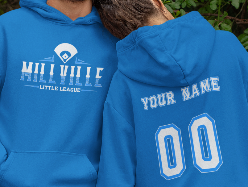 Millville Little League Hoodies Design 9