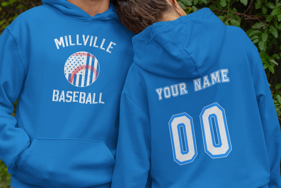 Millville Little League Hoodies Design 4