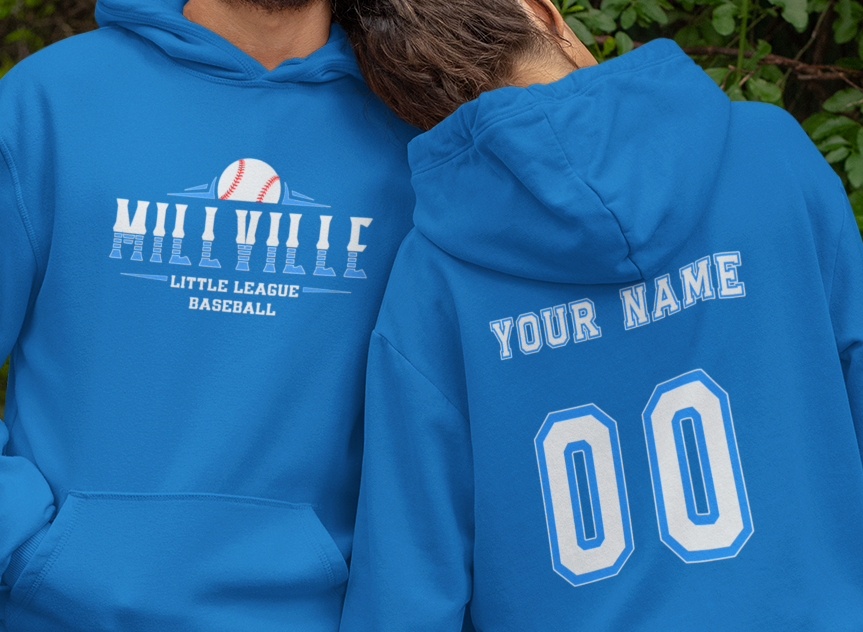 Millville Little League Hoodies Design 7