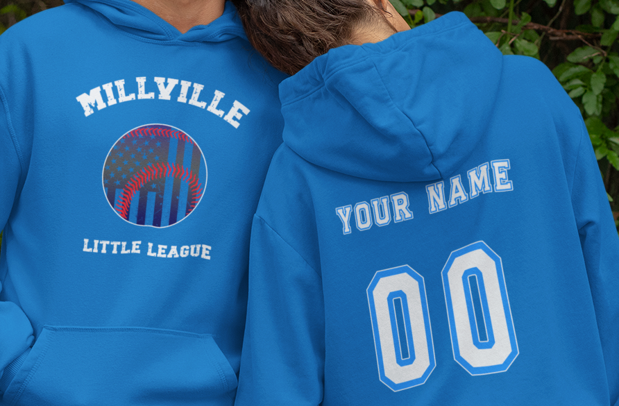Millville Little League Hoodies Design 5