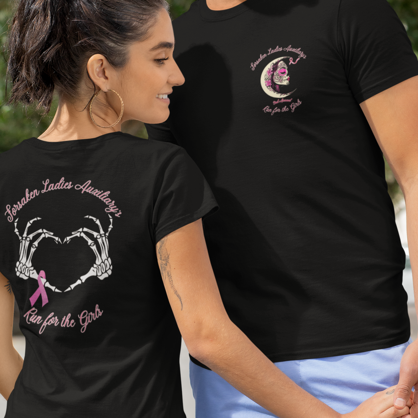Forsaken Ladies Auxiliary Run For The Girls T-shirt