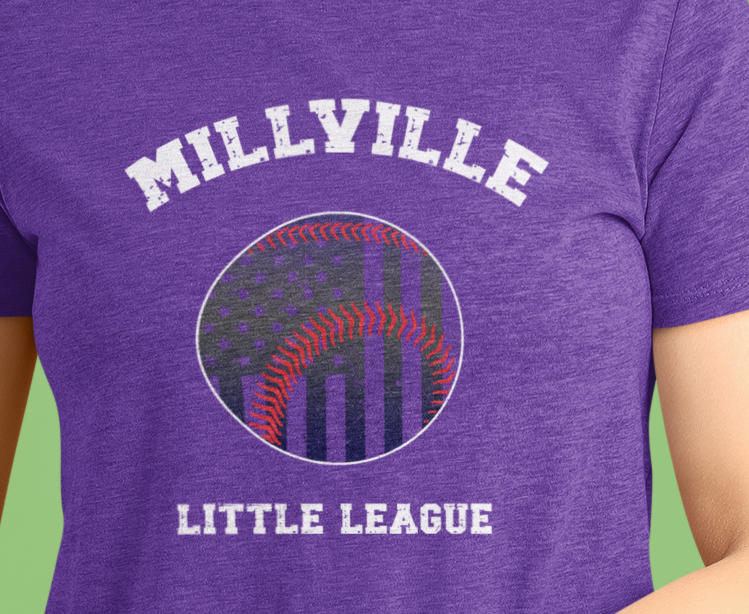 Millville Little League T-shirt Design 5