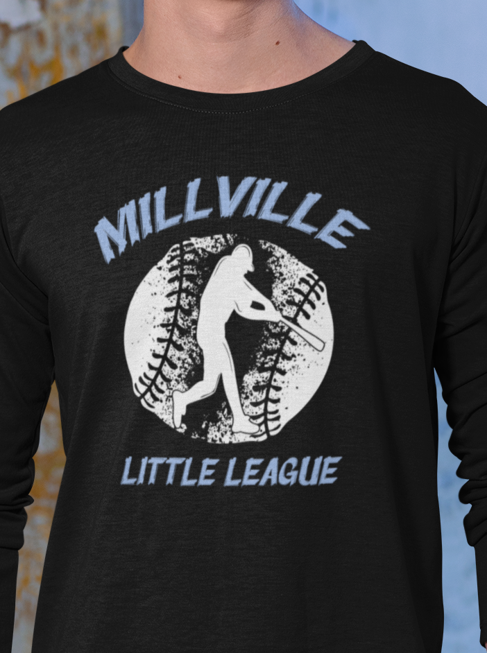 Millville Little League Long Sleeve Shirt Design 3