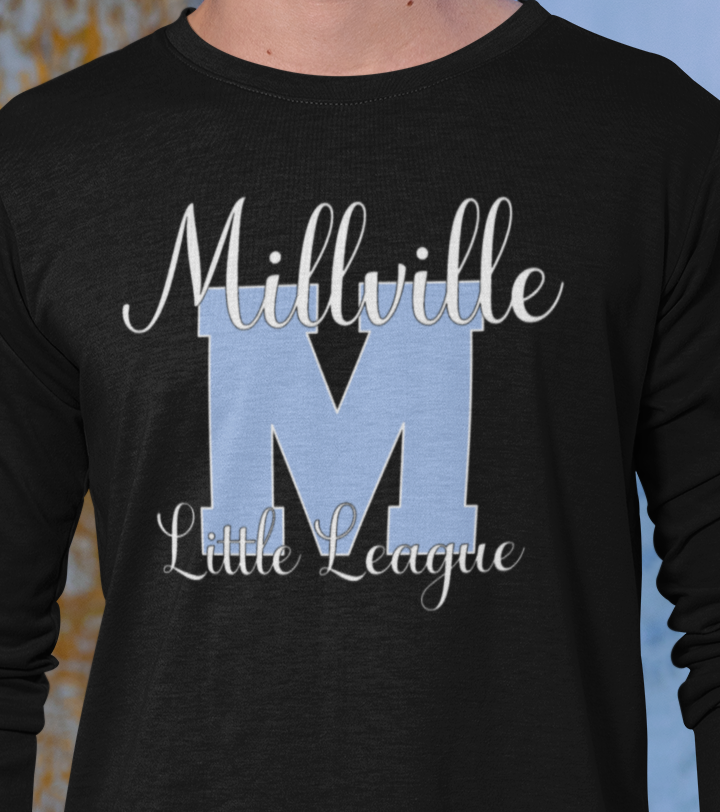 Millville Little League Long Sleeve Shirt Design 6