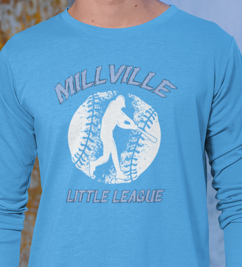 Millville Little League Long Sleeve Shirt Design 3