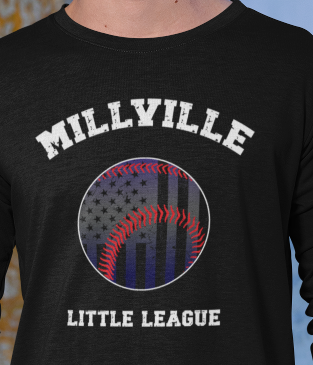 Millville Little League Long Sleeve Shirt Design 5