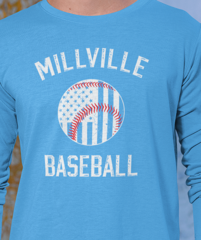 Millville Little League Long Sleeve Shirt Design 4
