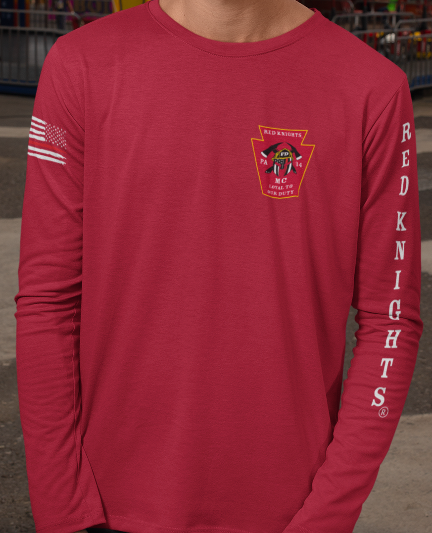Red Knights Long Sleeve Shirt