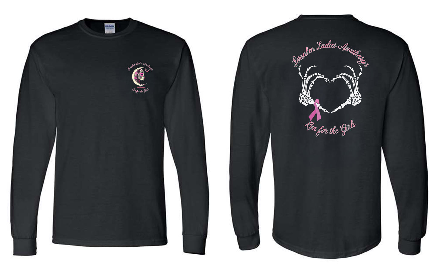 Forsaken Ladies Auxiliary Run For The Girls Long Sleeve