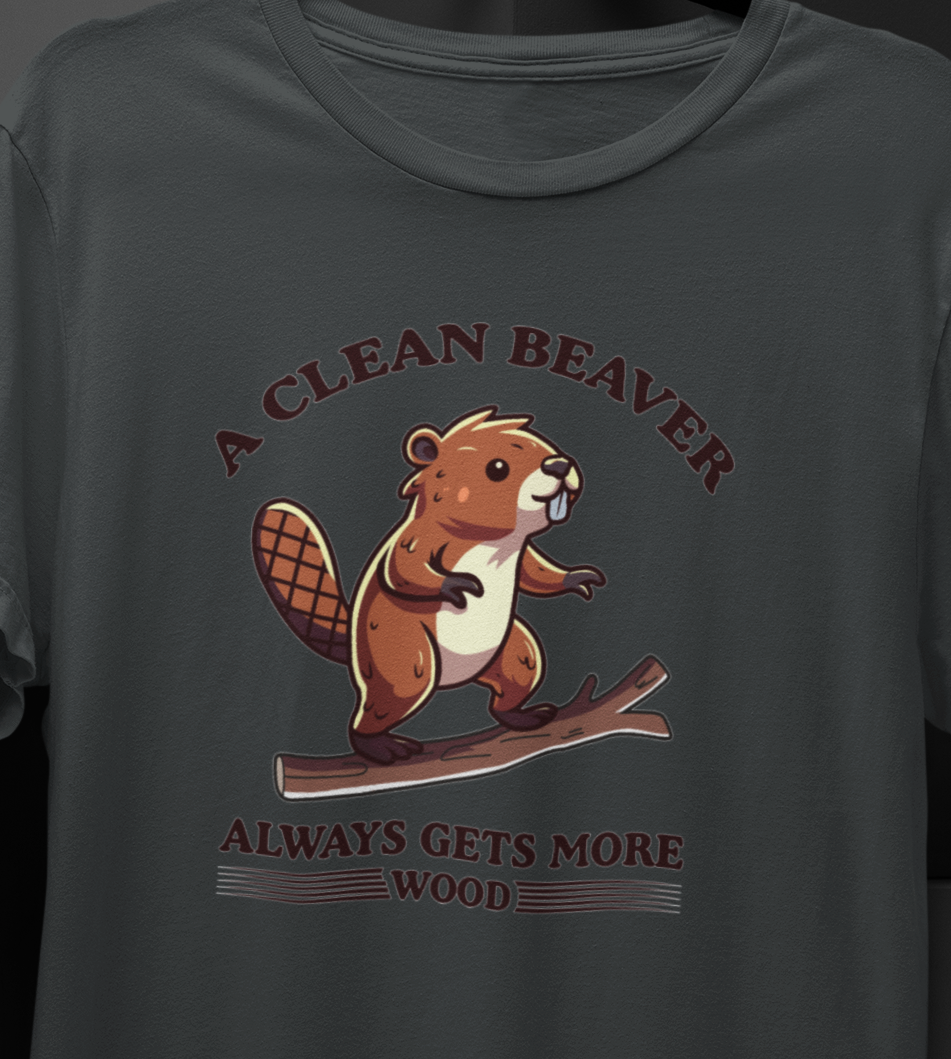Clean Beaver Always Gets More Wood T-shirt
