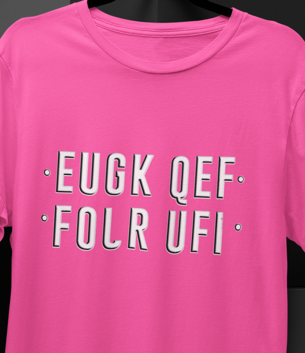 Hidden F$%# OFF cotton t shirt, Heat Transfer Vinyl