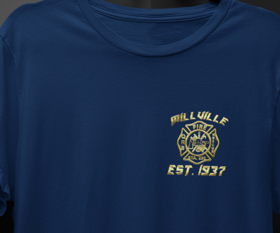 MEMBERS ONLY Exclusive Millville Fire Station 230 T-shirt