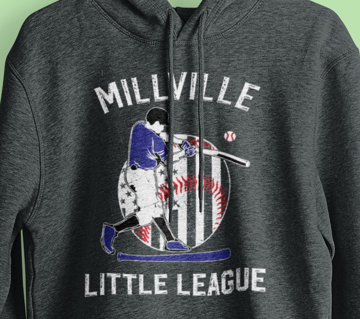 Millville Little League Hoodies Design 2