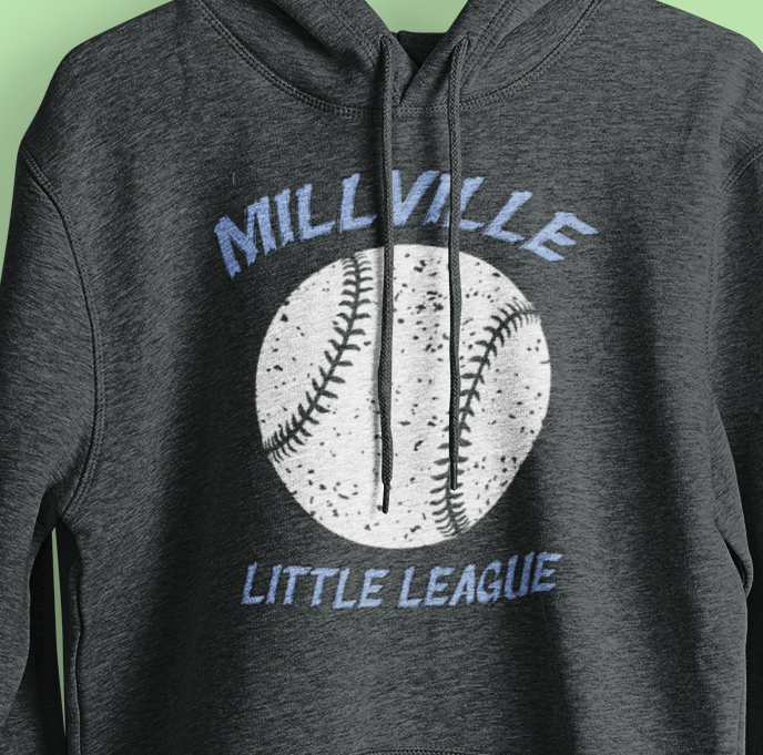 Millville Little League Hoodies Design 12