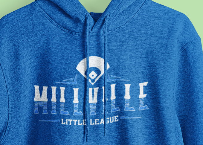 Millville Little League Hoodies Design 9