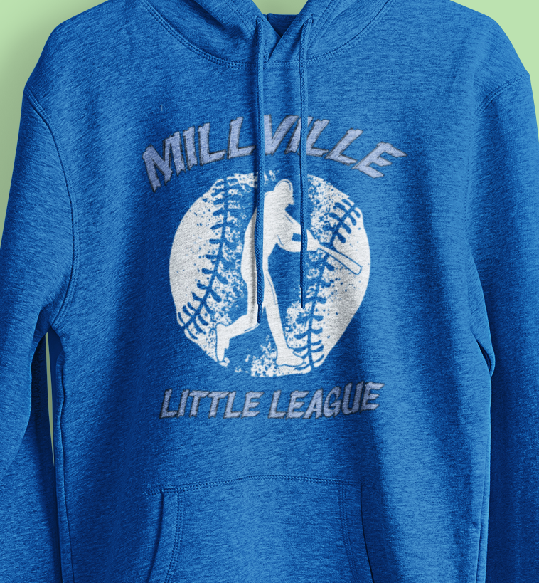 Millville Little League Hoodies Design 3