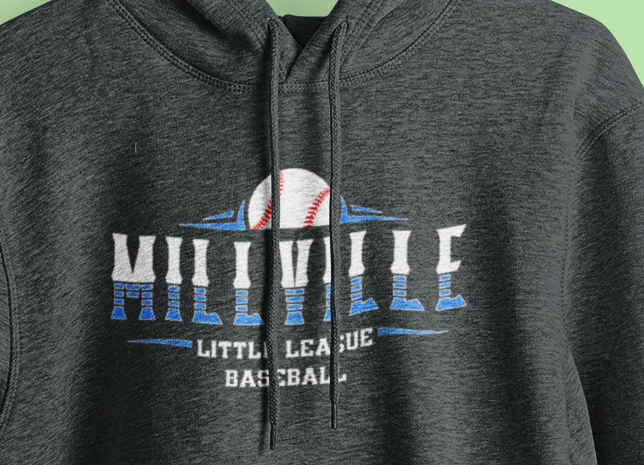 Millville Little League Hoodies Design 7