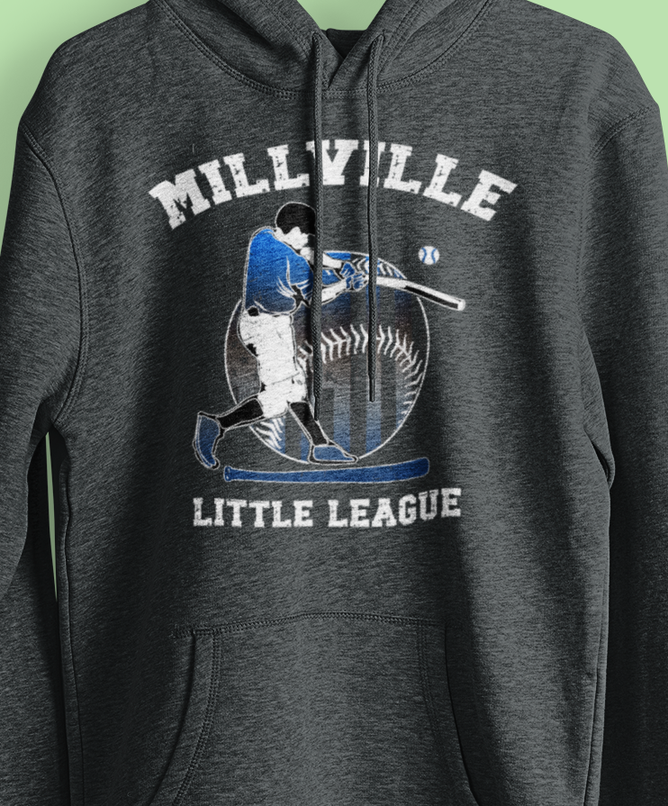 Millville Little League Hoodies Design 1