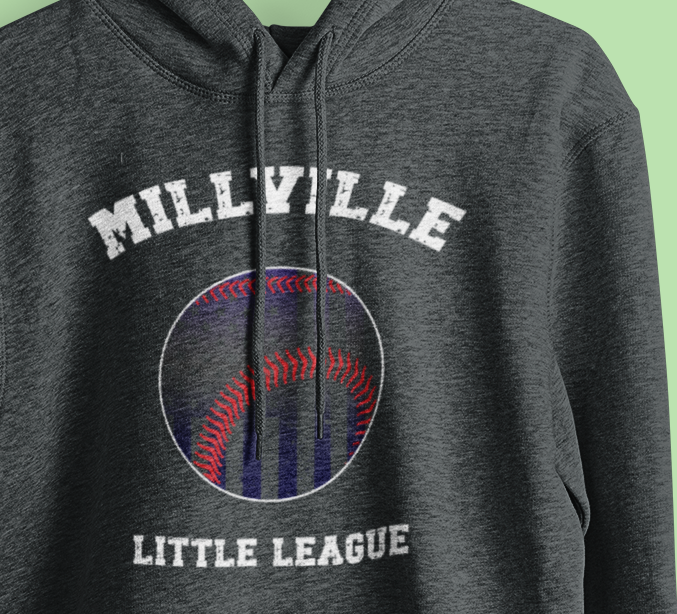 Millville Little League Hoodies Design 5