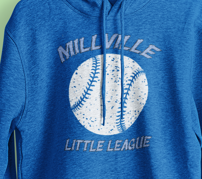 Millville Little League Hoodies Design 12