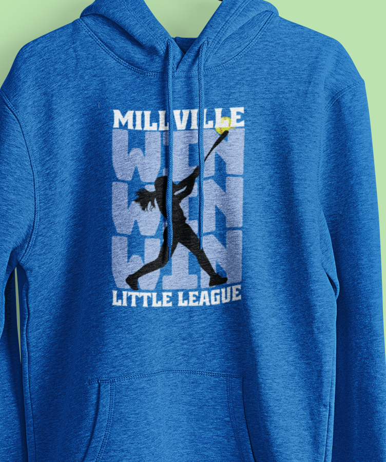 Millville Little League Hoodies Design 11