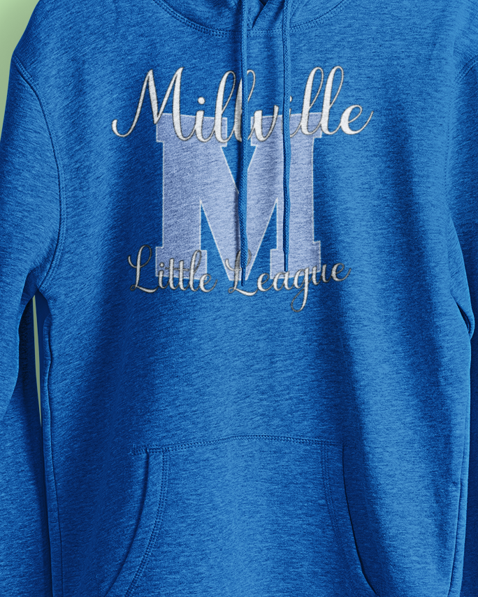 Millville Little League Hoodies Design 6