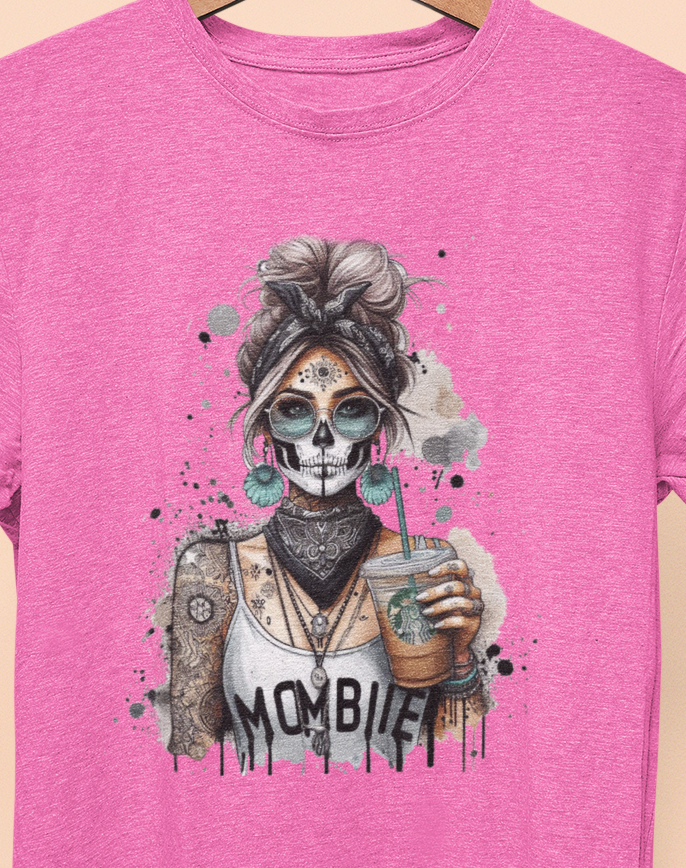 Mombie T-Shirt colorful, artistic, sassy tattooed Beauty