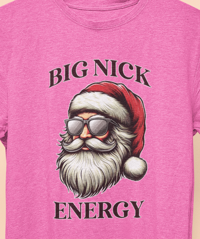 Big Nick Energy Christmas T-shirt