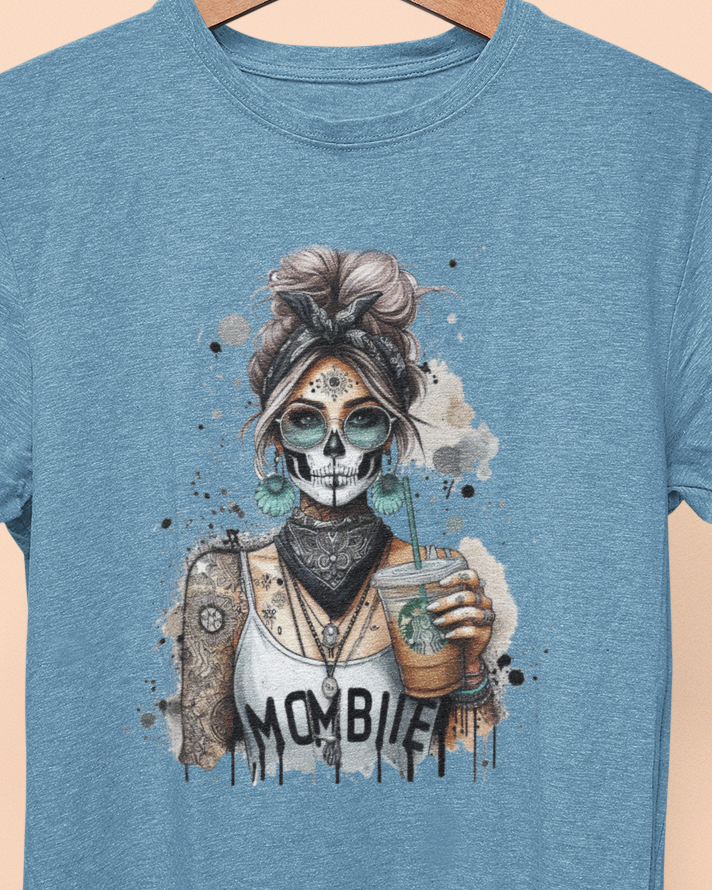 Mombie T-Shirt colorful, artistic, sassy tattooed Beauty