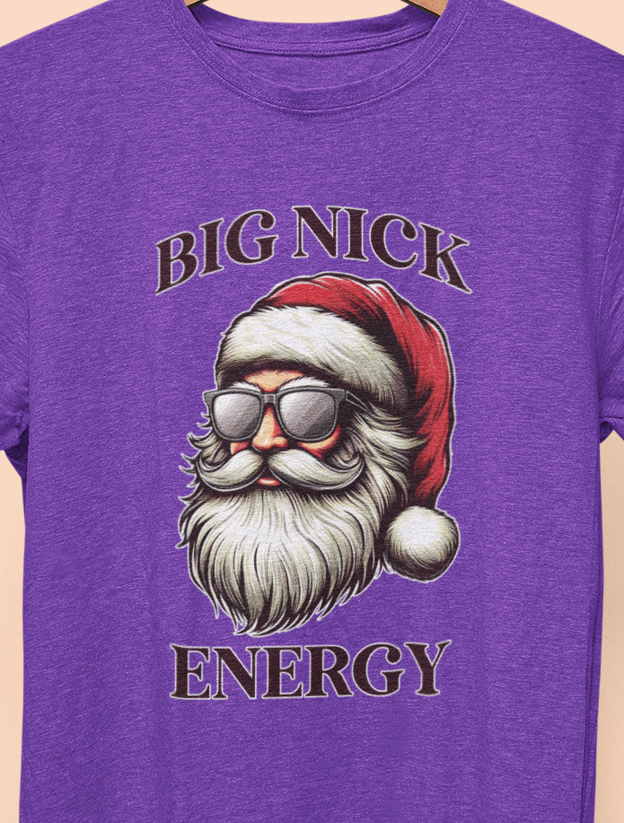 Big Nick Energy Christmas T-shirt