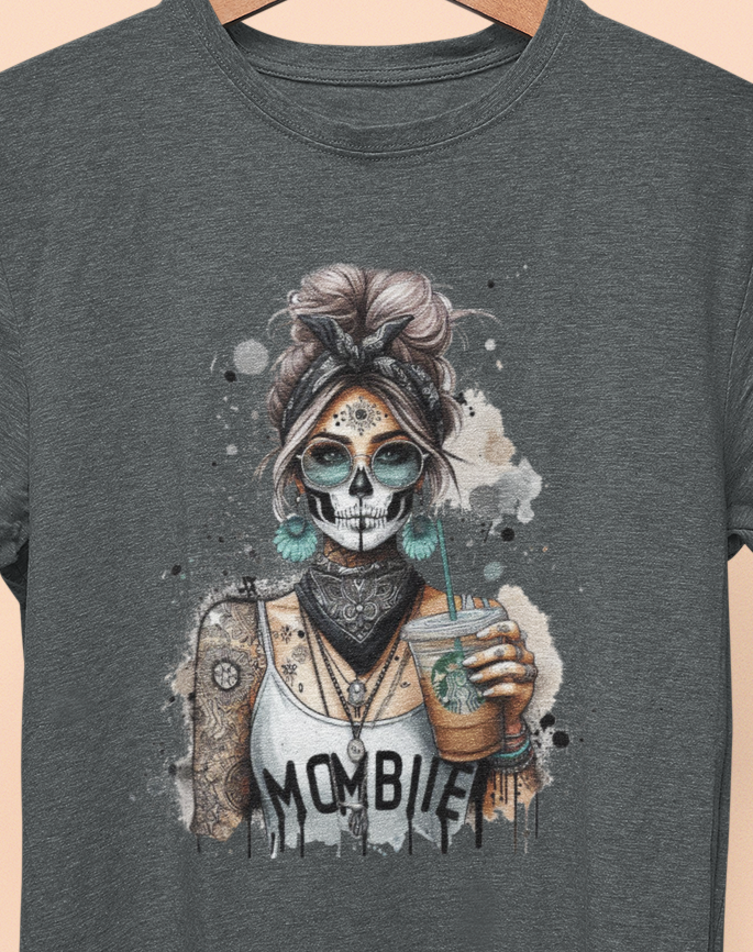 Mombie T-Shirt colorful, artistic, sassy tattooed Beauty