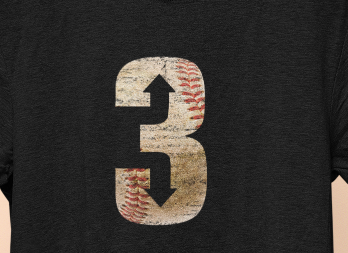 PPDA 11U 3 up 3 down T-shirt
