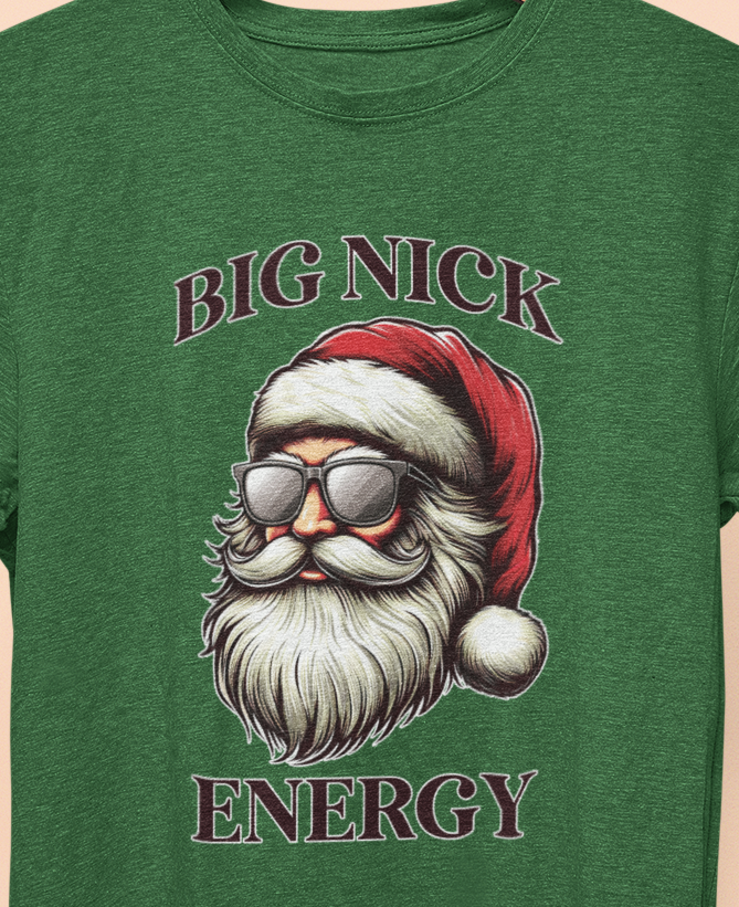 Big Nick Energy Christmas T-shirt