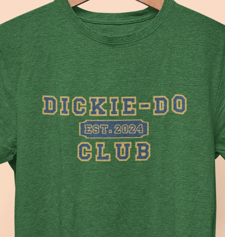 Dickie-Do Club T-shirt, dad gift, Menswear Tops