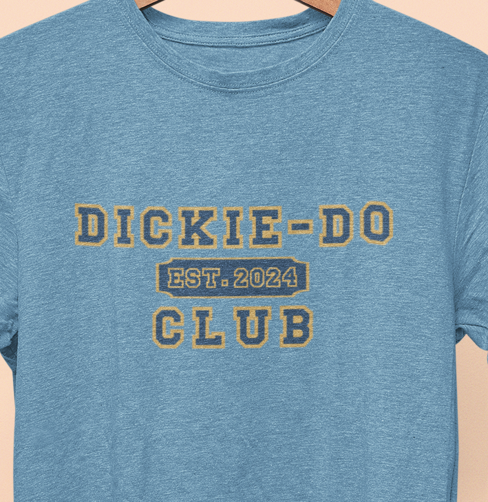 Dickie-Do Club T-shirt, dad gift, Menswear Tops