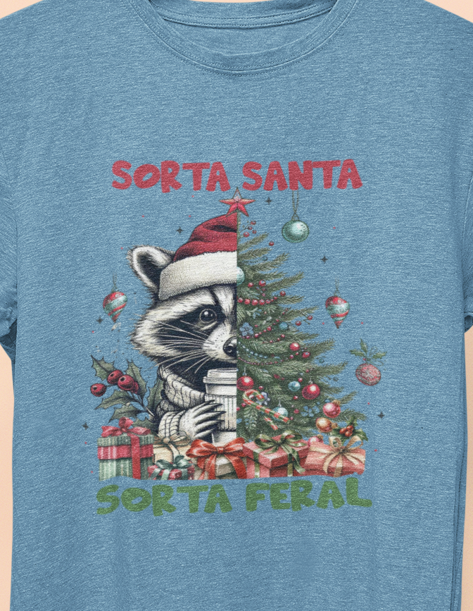 Sorta Santa, Sorta Feral T-shirt