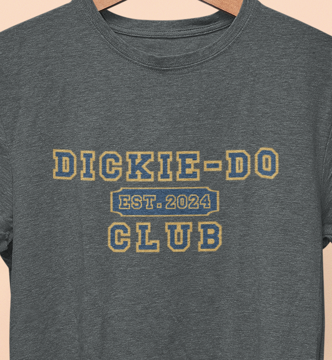 Dickie-Do Club T-shirt, dad gift, Menswear Tops