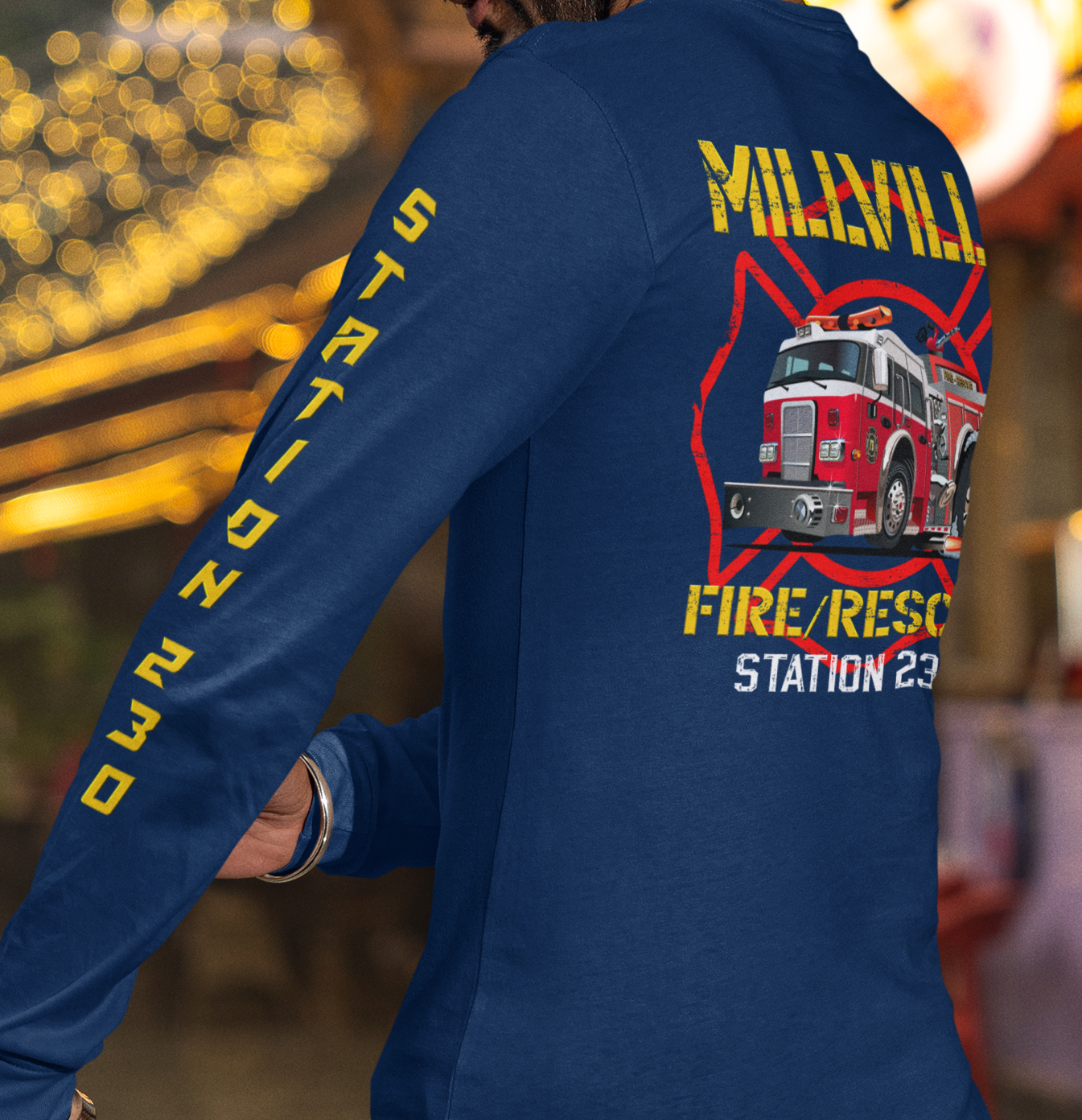 MEMBERS ONLY Exclusive Millville Fire Station 230 Long Sleeve