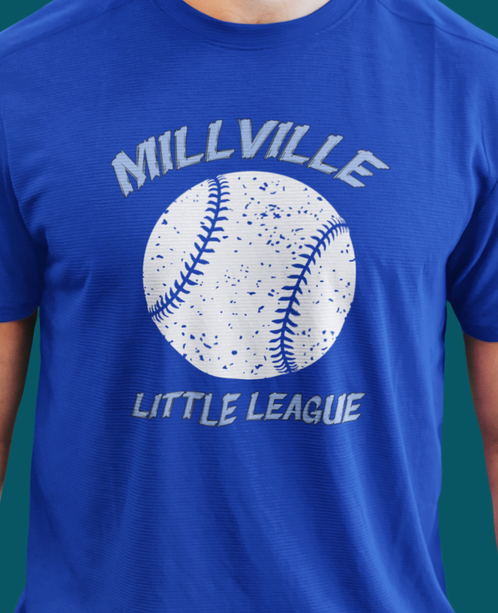Millville Little League Active Wear Shirt Design 12